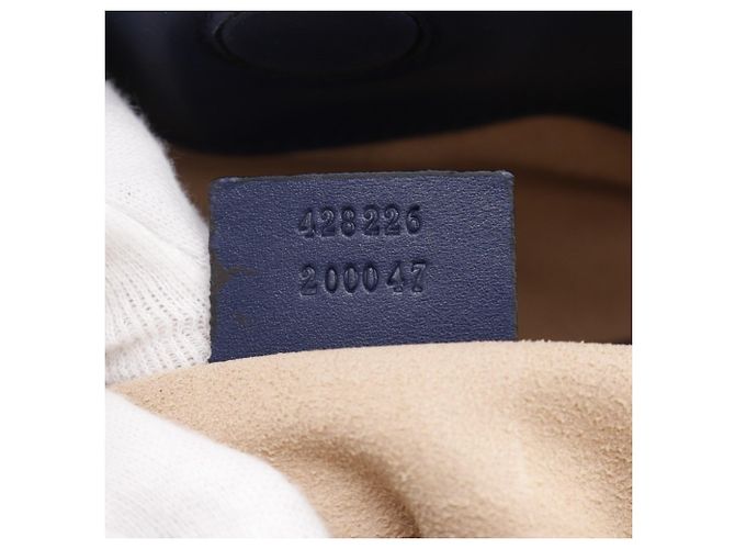 Borsa Gucci GG 428226 Blu navy - vista 19