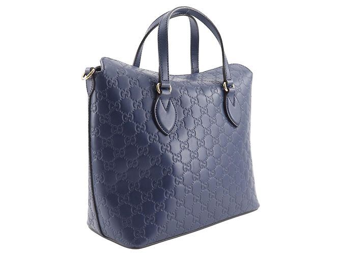 Borsa Gucci GG 428226 Blu navy - vista 3
