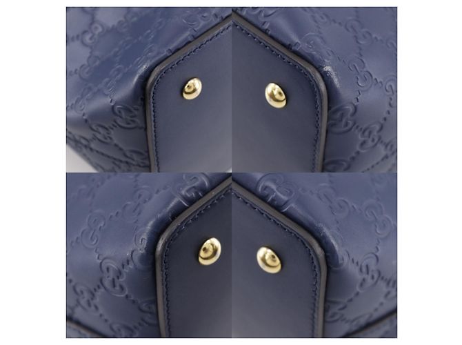 Borsa Gucci GG 428226 Blu navy - vista 4