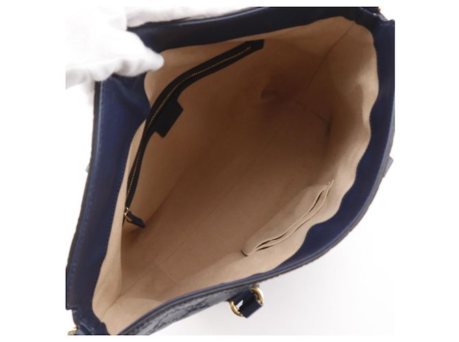 Borsa Gucci GG 428226 Blu navy - vista 6
