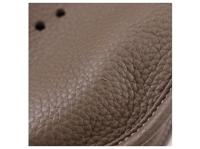 Hermès Evelyne 3GM Schultertasche Braun Taupe - Ansicht 11