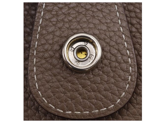 Hermès Evelyne 3GM Schultertasche Braun Taupe - Ansicht 17