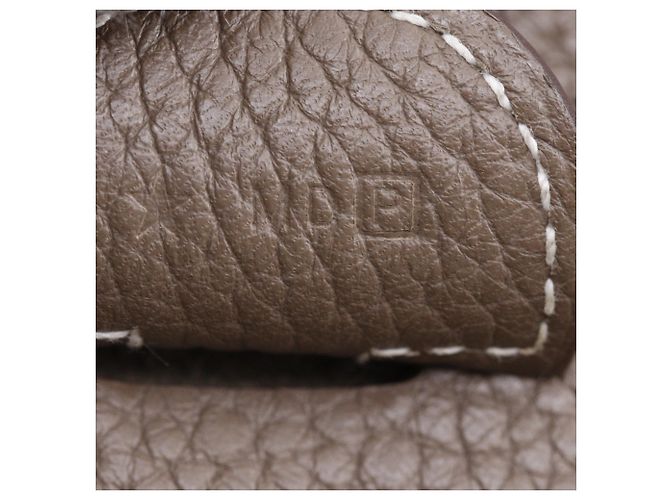 Hermès Evelyne 3GM Schultertasche Braun Taupe - Ansicht 18