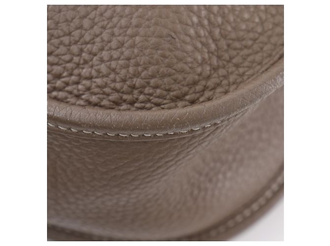 Hermès Evelyne 3GM Schultertasche Braun Taupe - Ansicht 5