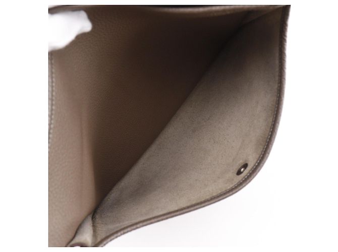 Hermès Evelyne 3GM Schultertasche Braun Taupe - Ansicht 9