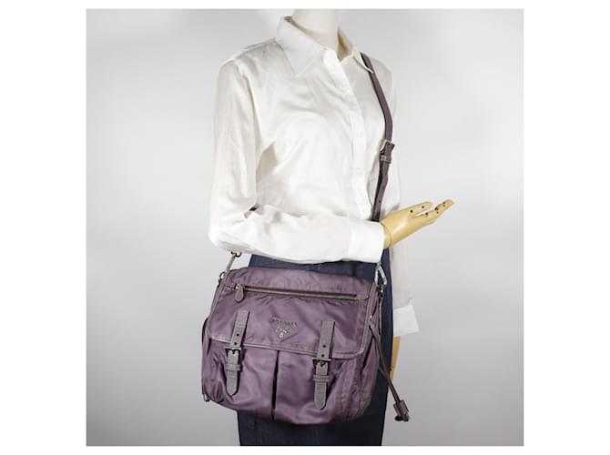 Borsa a Spalla Donna Prada BT0687 Porpora - vista 19