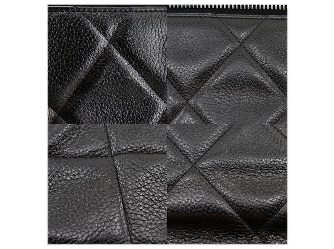 Bolso Boston Matelassé de Chanel en cuero negro - vista 10