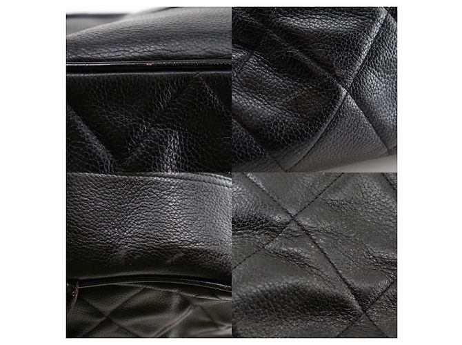 Bolso Boston Matelassé de Chanel en cuero negro - vista 11