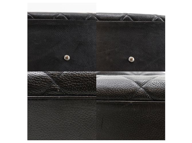 Bolso Boston Matelassé de Chanel en cuero negro - vista 12