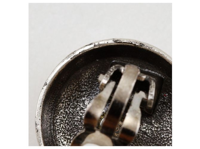 Chanel Coco Mark Clip Ohrringe Silber - Ansicht 11
