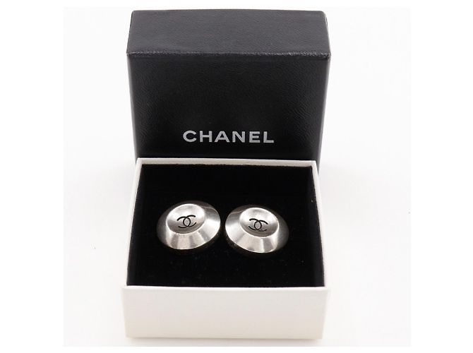 Chanel Coco Mark Clip Ohrringe Silber - Ansicht 13