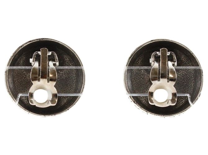Chanel Coco Mark Clip Ohrringe Silber - Ansicht 3