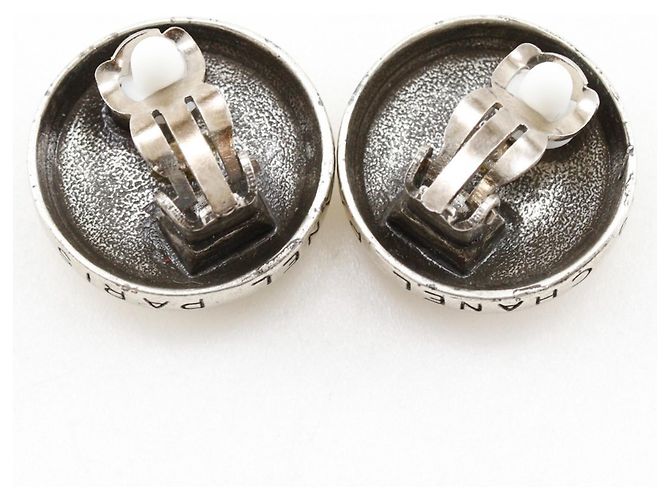 Chanel Coco Mark Clip Ohrringe Silber - Ansicht 4