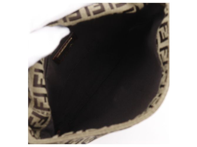 Borsa a Spalla Fendi Zucchino Marrone - vista 5