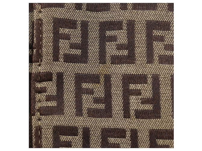 Borsa a Spalla Fendi Zucchino Marrone - vista 7