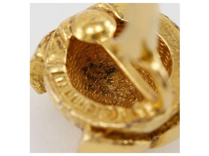 Orecchini a clip placcati in oro Chanel Coco Mark D'oro - vista 8