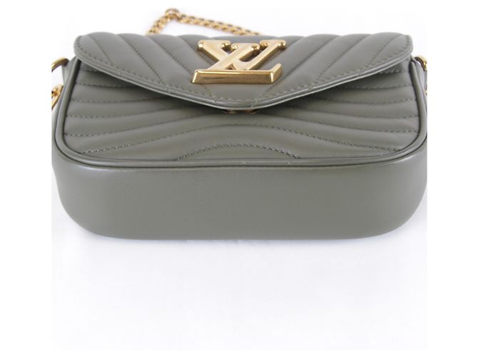 Borsa a Spalla Multi Pochette New Wave di Louis Vuitton Cachi - vista 7