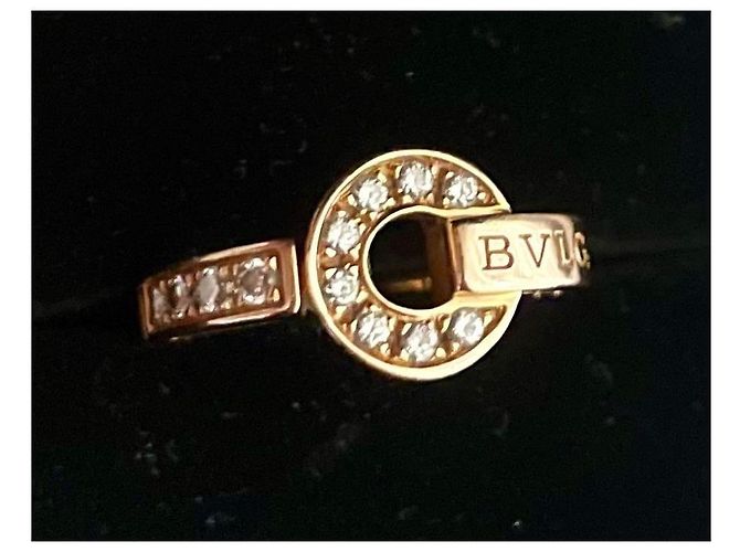 Anello Bulgari Bvlgari 12 diamanti oro rosa D'oro - vista 6