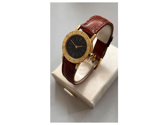 Orologio Bulgari BB 26 Oro Quadrante Nero - vista 3