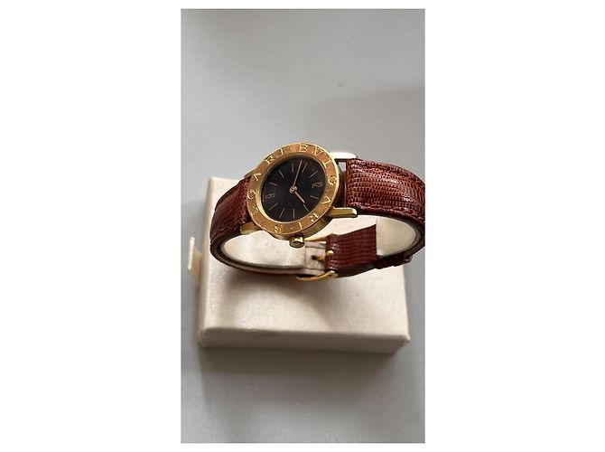 Orologio Bulgari BB 26 Oro Quadrante Nero - vista 4