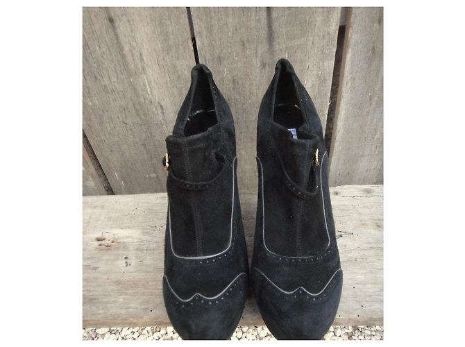 Fratelli Rosseti Botines Fratelli Rossetti Negros de Ante - vista 2