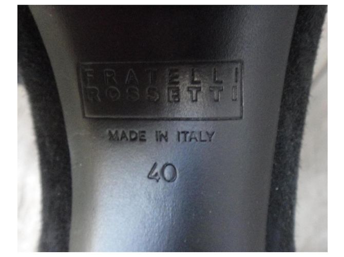 Fratelli Rosseti Botines Fratelli Rossetti Negros de Ante - vista 5