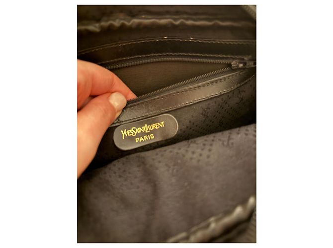 Yves Saint Laurent Borse Nero - vista 3