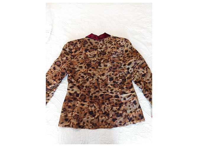Autre Marque CLIPS Seidenjacke Beige Größe 44 - Ansicht 8