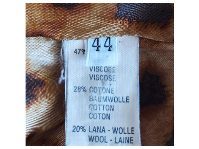 Autre Marque CLIPS Black Cotton Wool Jacket Size 44 - view 4
