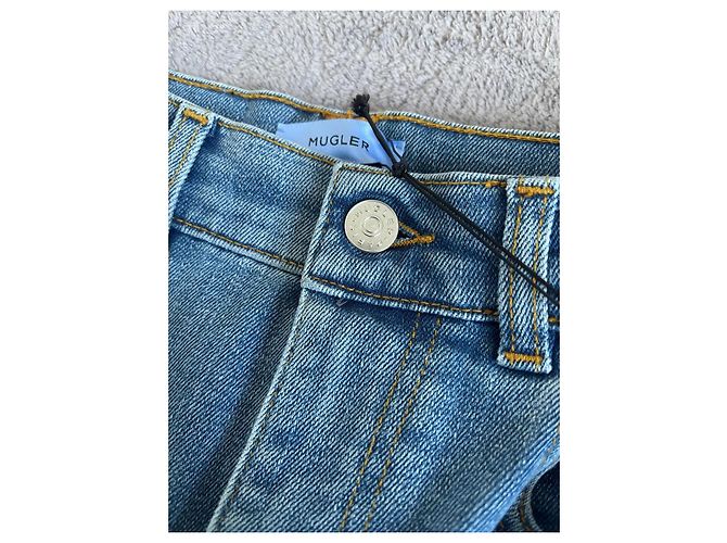 Vaqueros Skinny Thierry Mugler Azules Denim Talla 36 - vista 3