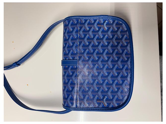 Goyard Belvedere PM Pasta Executiva Azul de Couro - vista 3