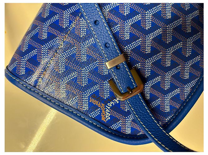 Goyard Belvedere PM Pasta Executiva Azul de Couro - vista 4