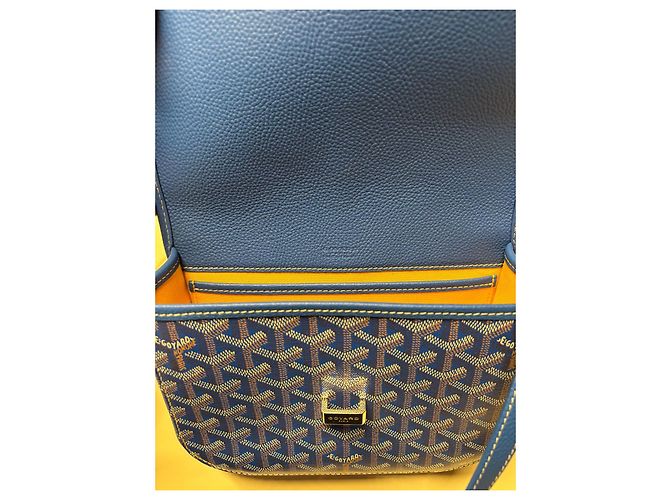 Goyard Belvedere PM Pasta Executiva Azul de Couro - vista 6