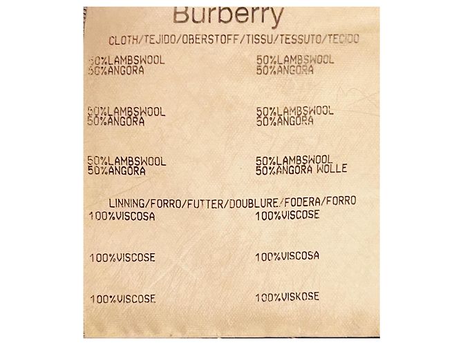 Abrigo de lana de angora "Fatima-G" de Burberry London Negro - vista 2