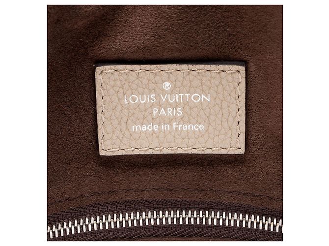Bolso Satchel Babylone de Cuero Mahina de Louis Vuitton con cadena BB Gris - vista 8