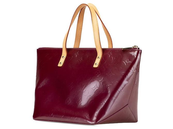 Borsa Louis Vuitton Bellevue PM Monogram Vernis Porpora - vista 2