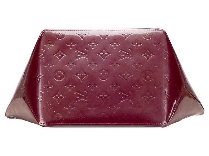 Borsa Louis Vuitton Bellevue PM Monogram Vernis Porpora - vista 3
