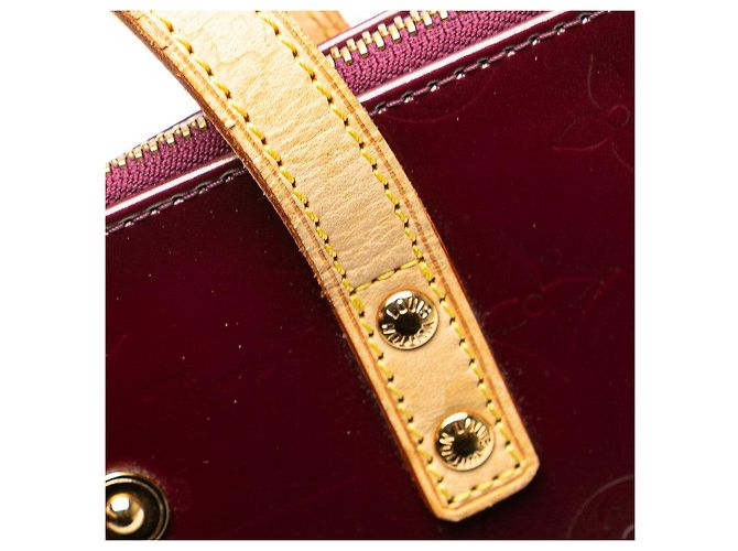 Borsa Louis Vuitton Bellevue PM Monogram Vernis Porpora - vista 6
