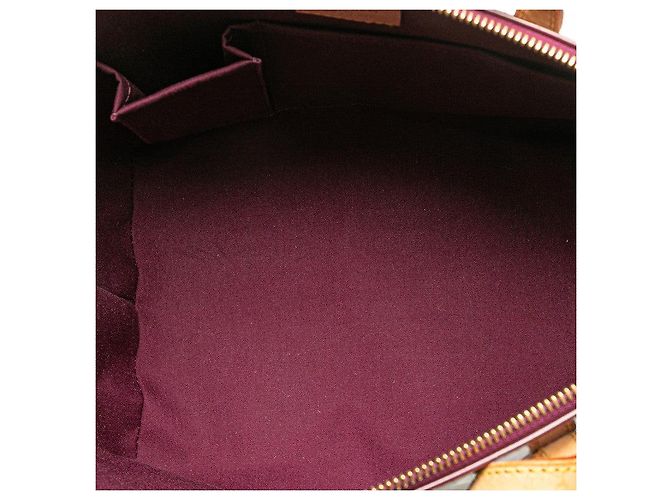 Borsa Louis Vuitton Bellevue PM Monogram Vernis Porpora - vista 8
