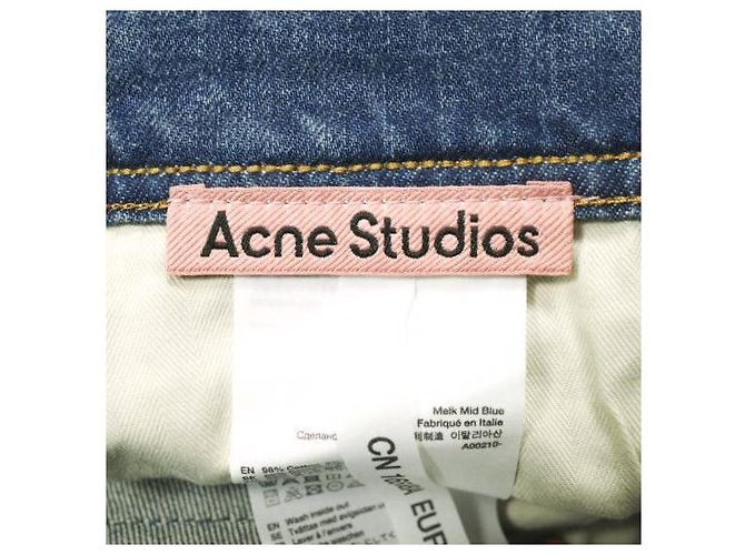 Pantalones de denim azul medio Melk de Acne Studios - vista 5