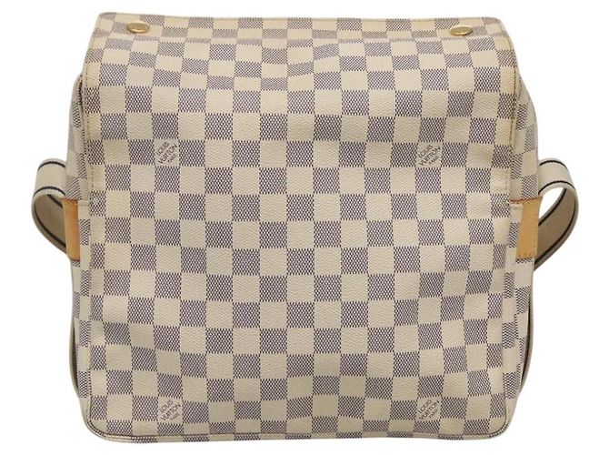 Borsa a mano Naviglio Damier Louis Vuitton Bianco - vista 2
