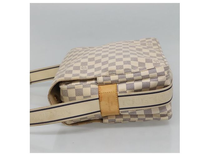 Borsa a mano Naviglio Damier Louis Vuitton Bianco - vista 3