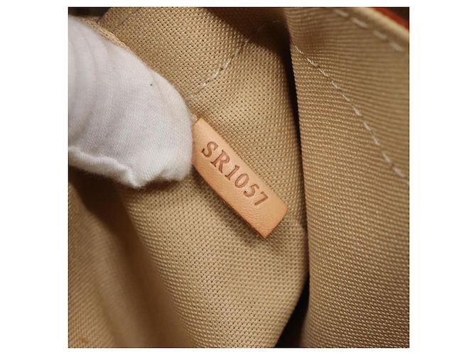 Borsa a mano Naviglio Damier Louis Vuitton Bianco - vista 7