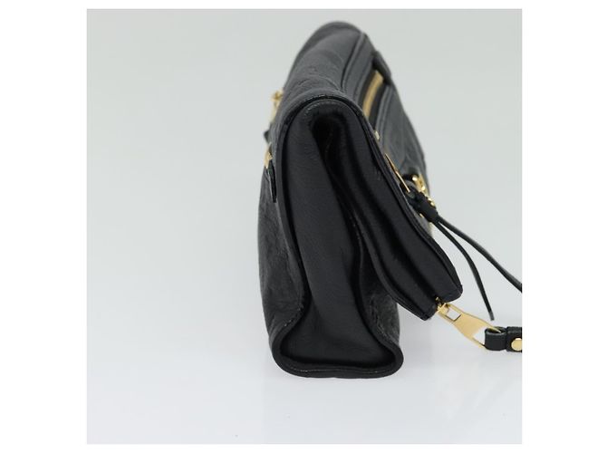Clutch Petillante Louis Vuitton in pelle Monogram Empreinte Nero - vista 3