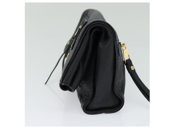 Clutch Petillante Louis Vuitton in pelle Monogram Empreinte Nero - vista 4