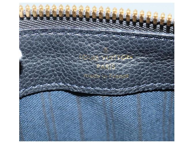 Clutch Petillante Louis Vuitton in pelle Monogram Empreinte Nero - vista 6