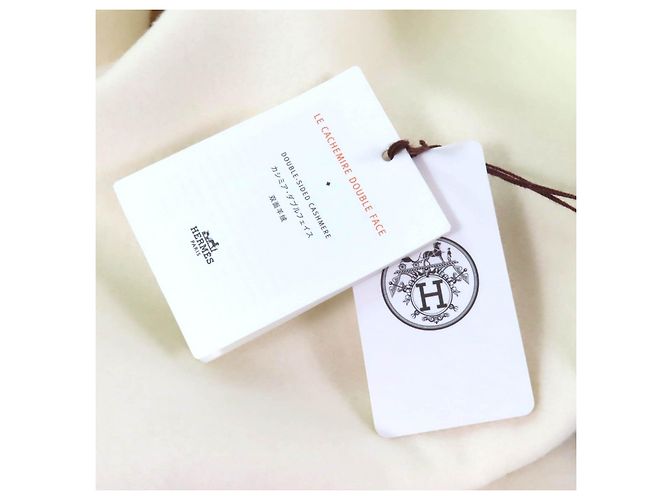 Hermès Cinturón de cuero de lujo Hermes Mejor Diseño Chaleco de Cachemira Blanco Blanco roto - vista 12