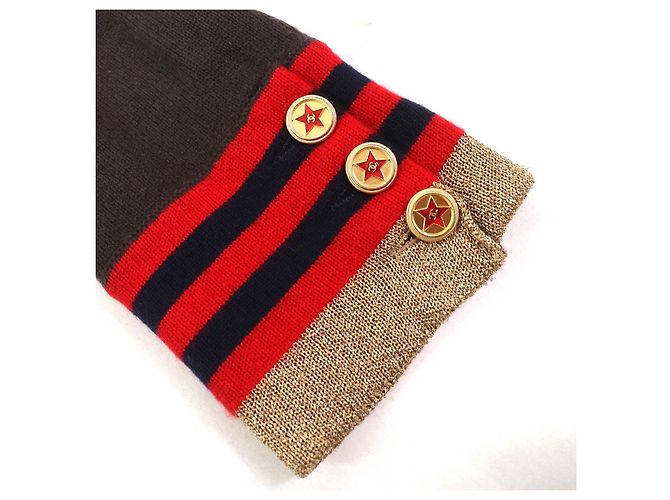 Cárdigan de cachemira con botón estrella COCO de Chanel Castaño - vista 5