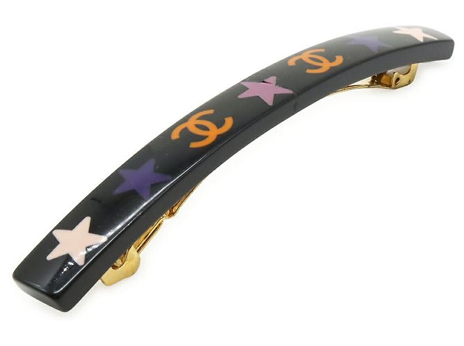 Fermaglio per capelli Chanel Coco Mark Star Nero - vista 2