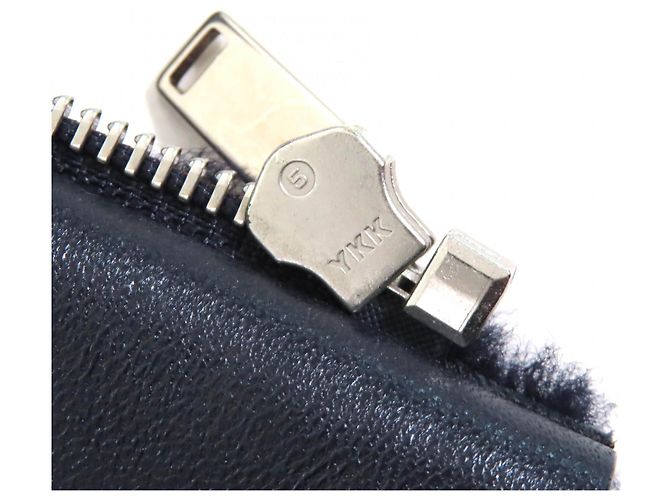 Céline Chaqueta de cordero de piel de cordero de la época Phoebe de Celine Azul Azul marino - vista 8